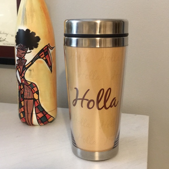 SHADES OF COLOR HOLLA COFFEE OR BEVERAGE TRAVELER - Picture 2 of 5